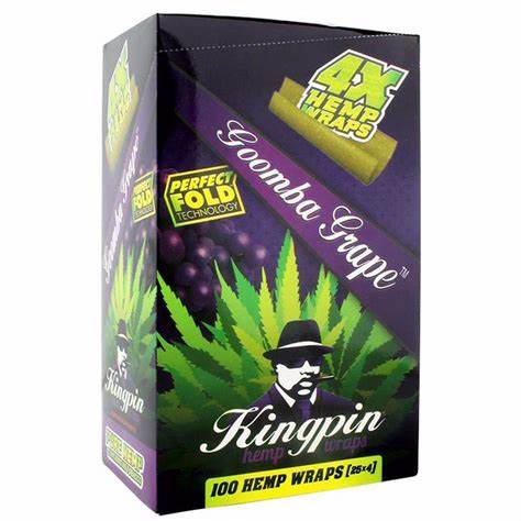 Photograph of product: Kingpin Hemp Wrap | Goomba Grape
