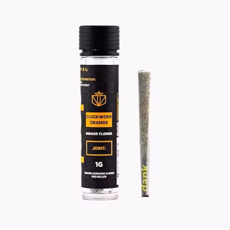 Photograph of product: Dank Pre-Roll | 1g | Clockwork Orange