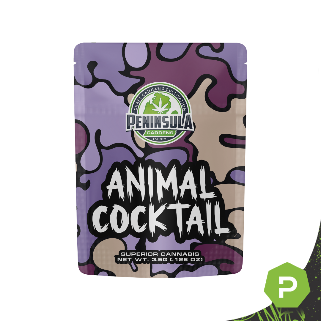 Photograph of product: Animal Cocktail | 3.5g Prepackaged Flower