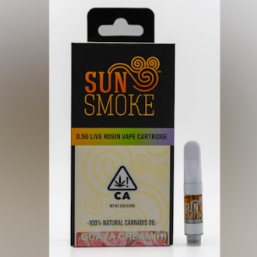 Photograph of product: GUAVA CREAM LIVE ROSIN .5G VAPE