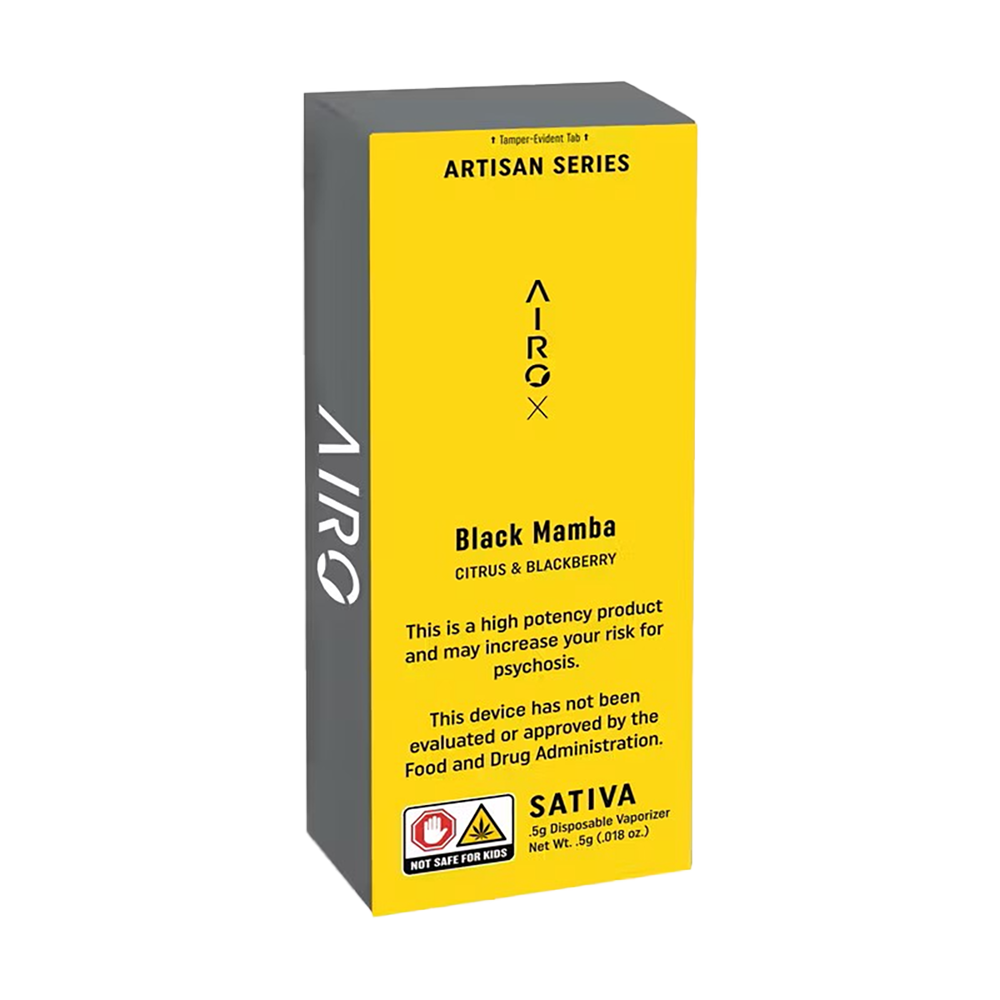 Photograph of product: Airo - Black Mamba Vape Cart 1g