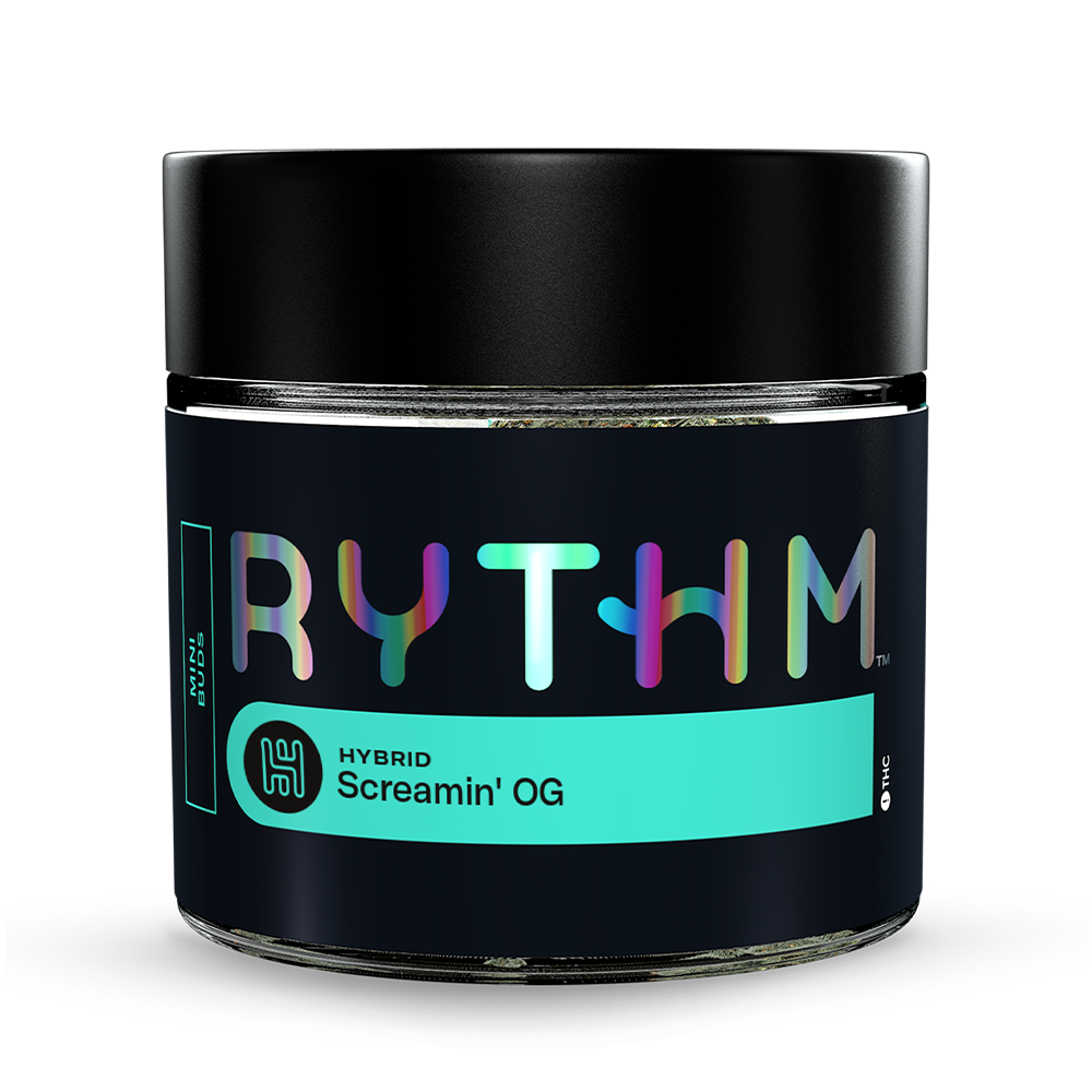 Photograph of product: Screamin OG | Mini Buds | Oui'd | 14.15g