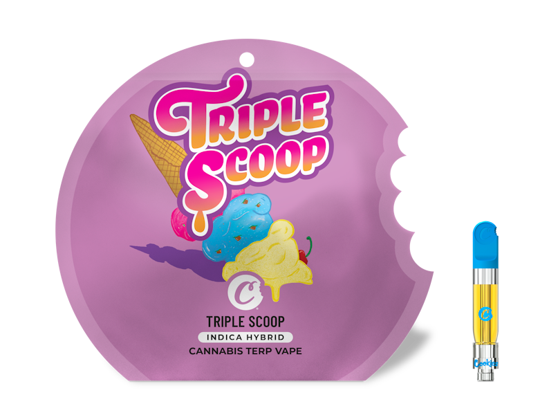 Photograph of product: Cookies - Triple Scoop - Cartridge - 1g