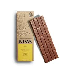 Photograph of product: KIva | Churro | Milk Chocolate Bar | 100mg