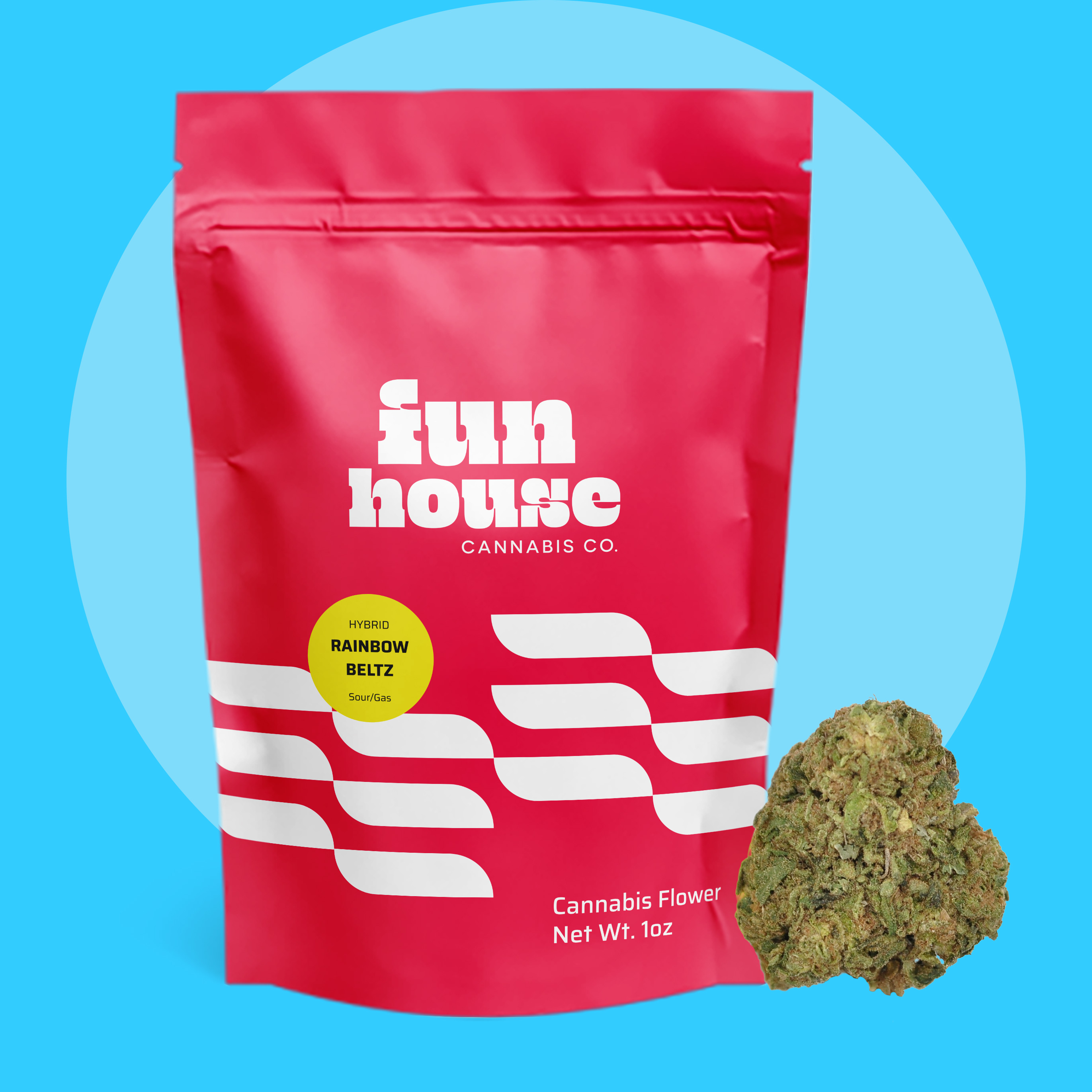 Photograph of product: Fun House - 28g Pre-Pack - Rainbow Beltz
