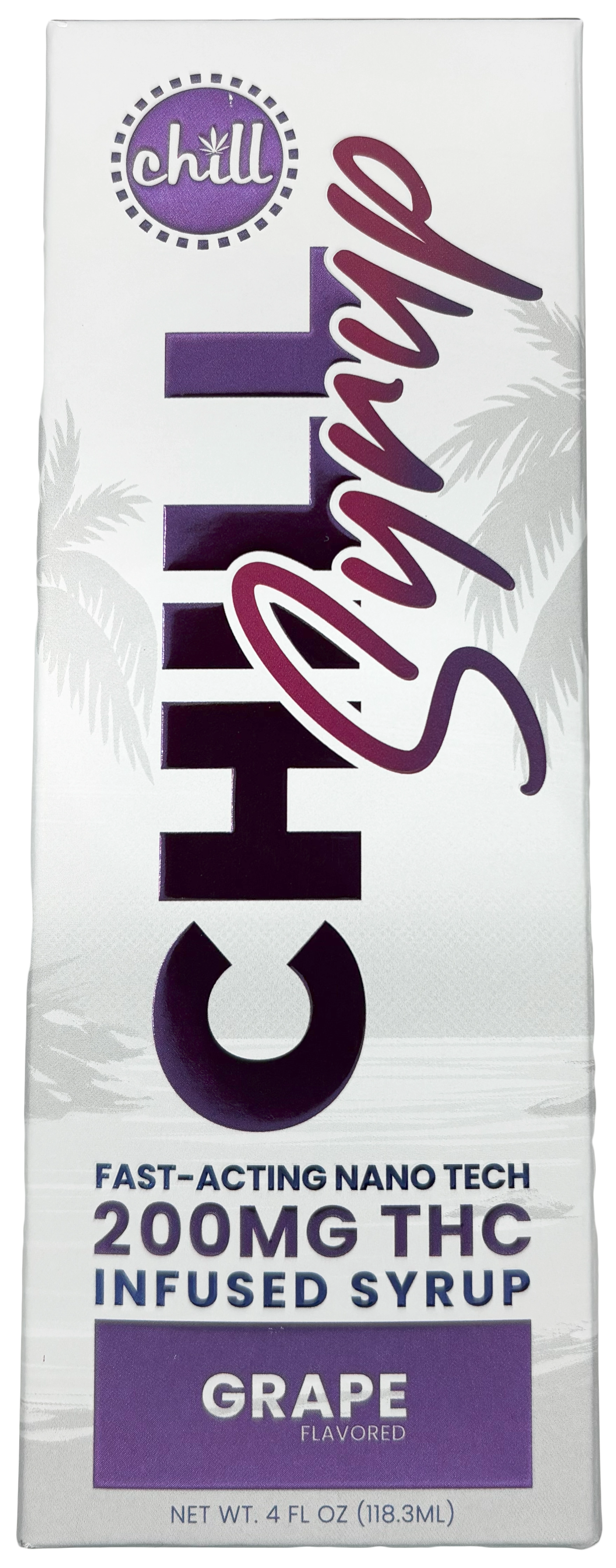 Photograph of product: Chill Medicated | Grape | Syrup Tincture | 200mg TH-oui