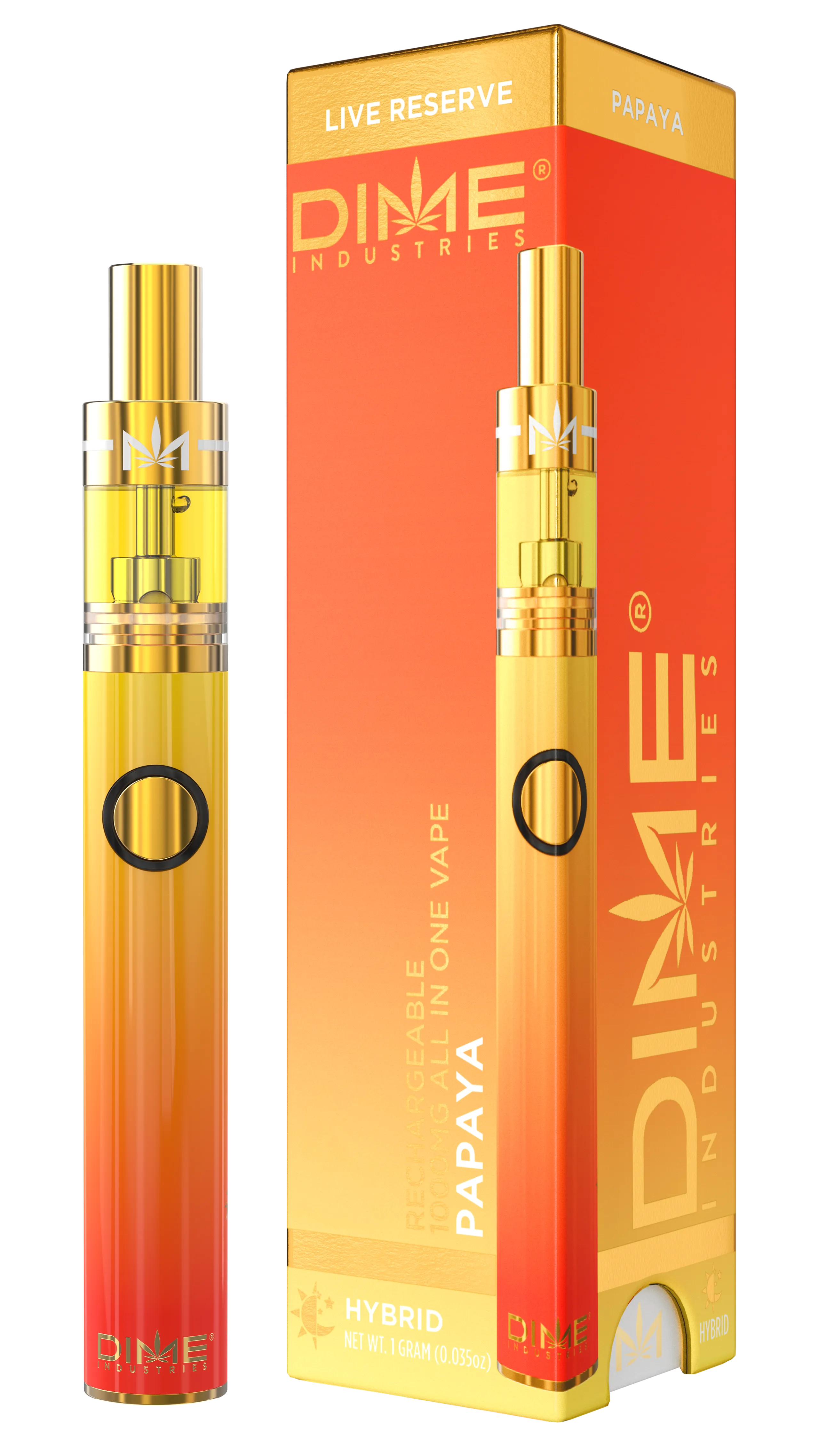 Photograph of product: Papaya - All-In-One Vape (Live Resin)