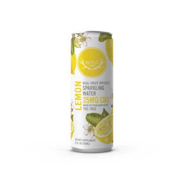 Photograph of product: Lemon Sparkling Water CBD | 25mg