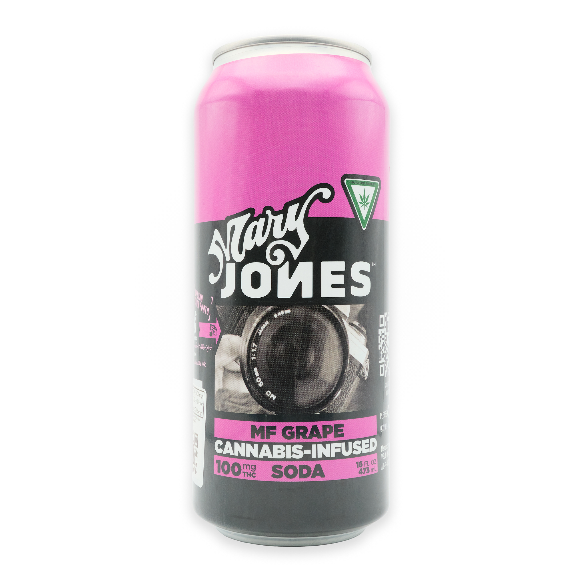 Photograph of product: MF Grape | 100mg Infused Soda