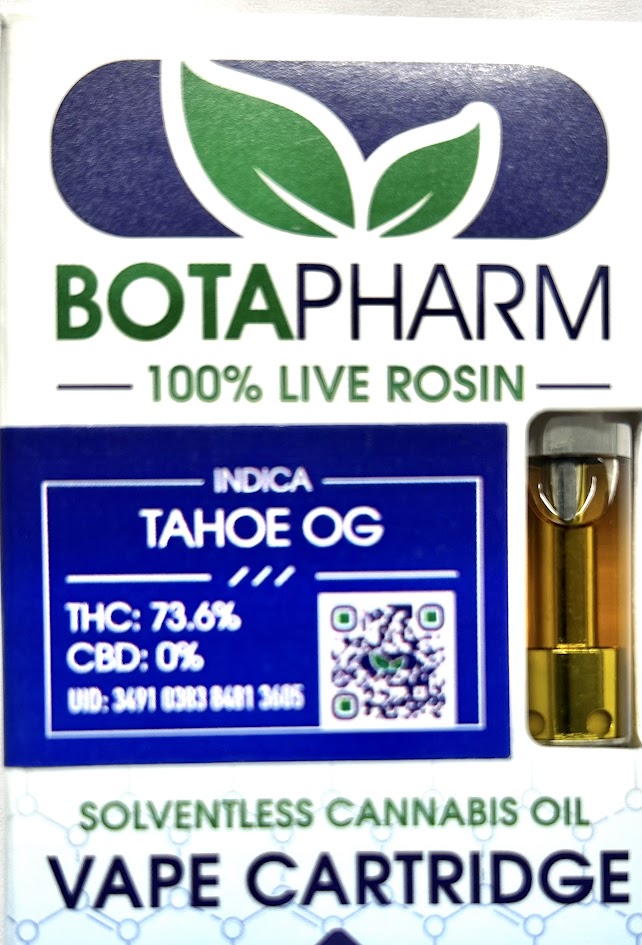 Photograph of product: Tahoe OG - Live Rosin - Standard 510 Thread