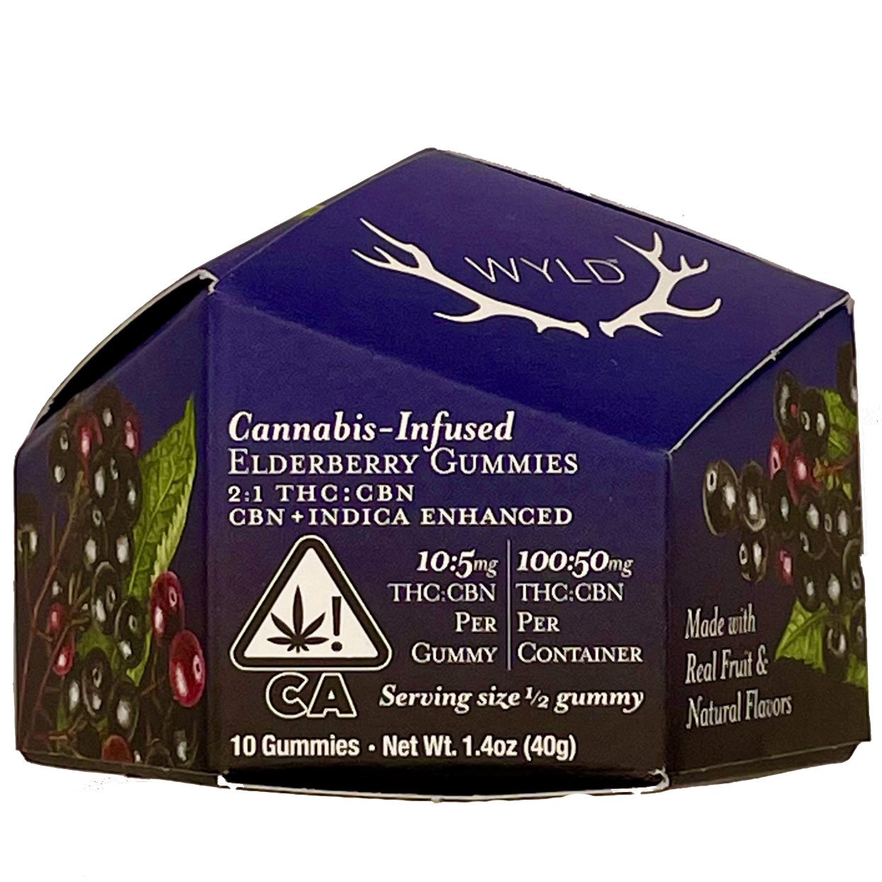 Photograph of product: Wyld- Elderberry Gummies 2:1 CBN