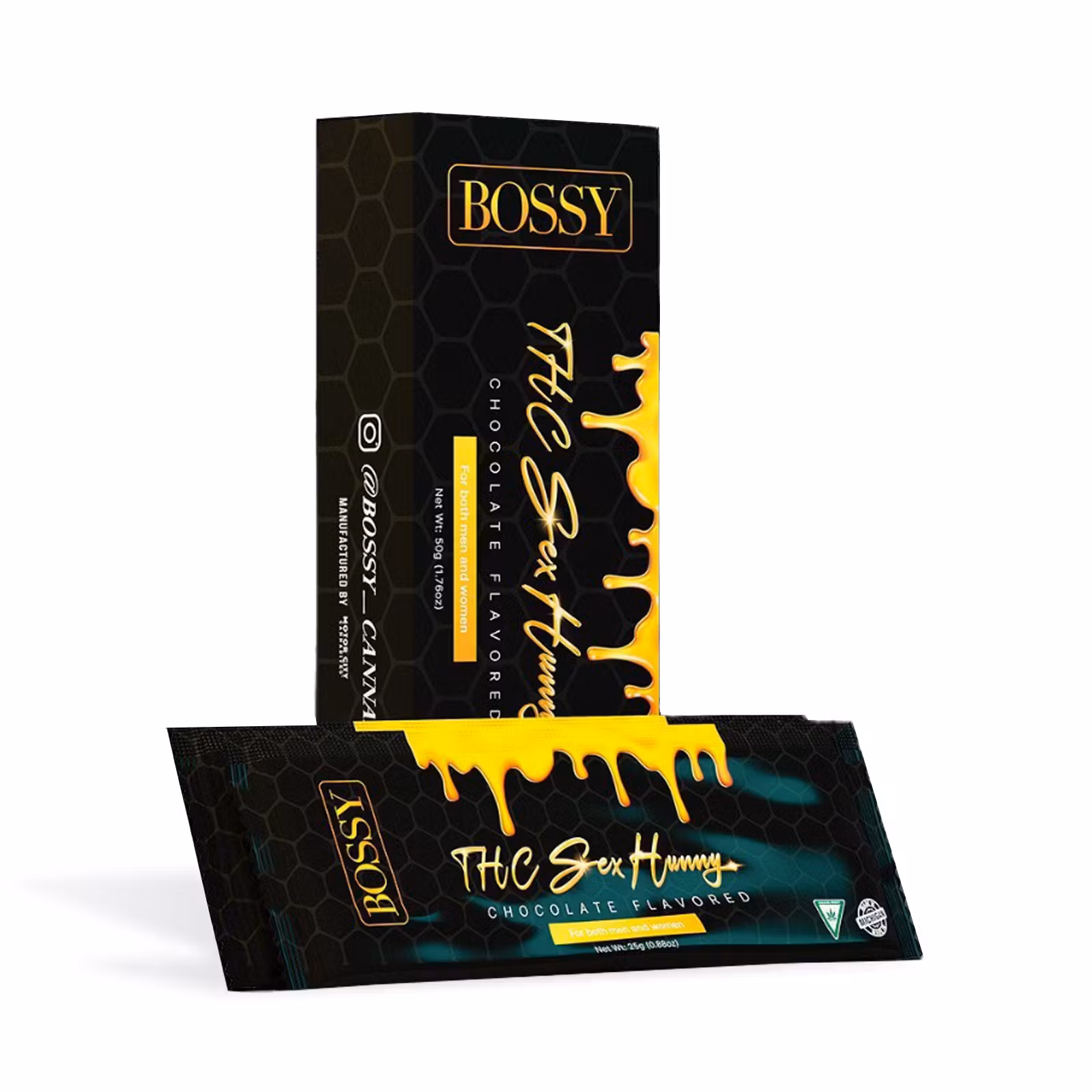 Photograph of product: BOSSY | TH-oui SEX HUNNY - CHOCOLATE FLAVORED - 200MG