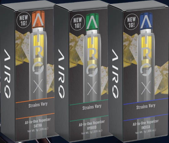Photograph of product: Airo Lemon Z x Red Velvet 1g Liquid Diamonds Cartridge