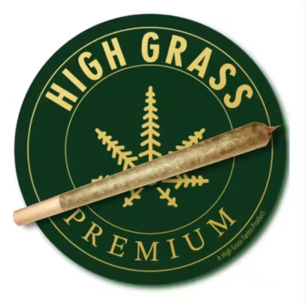 Photograph of product: HIGH GRASS FARMS - Weymouth Sour Preroll