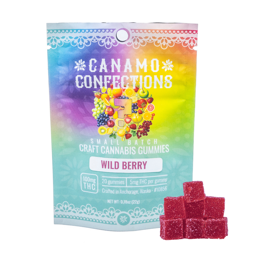 Photograph of product: #51563 Wildberry | Gummies | 100 mg | 20pk