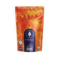 Photograph of product: Choice Gummies - Sunset Orange (S) - 200mg