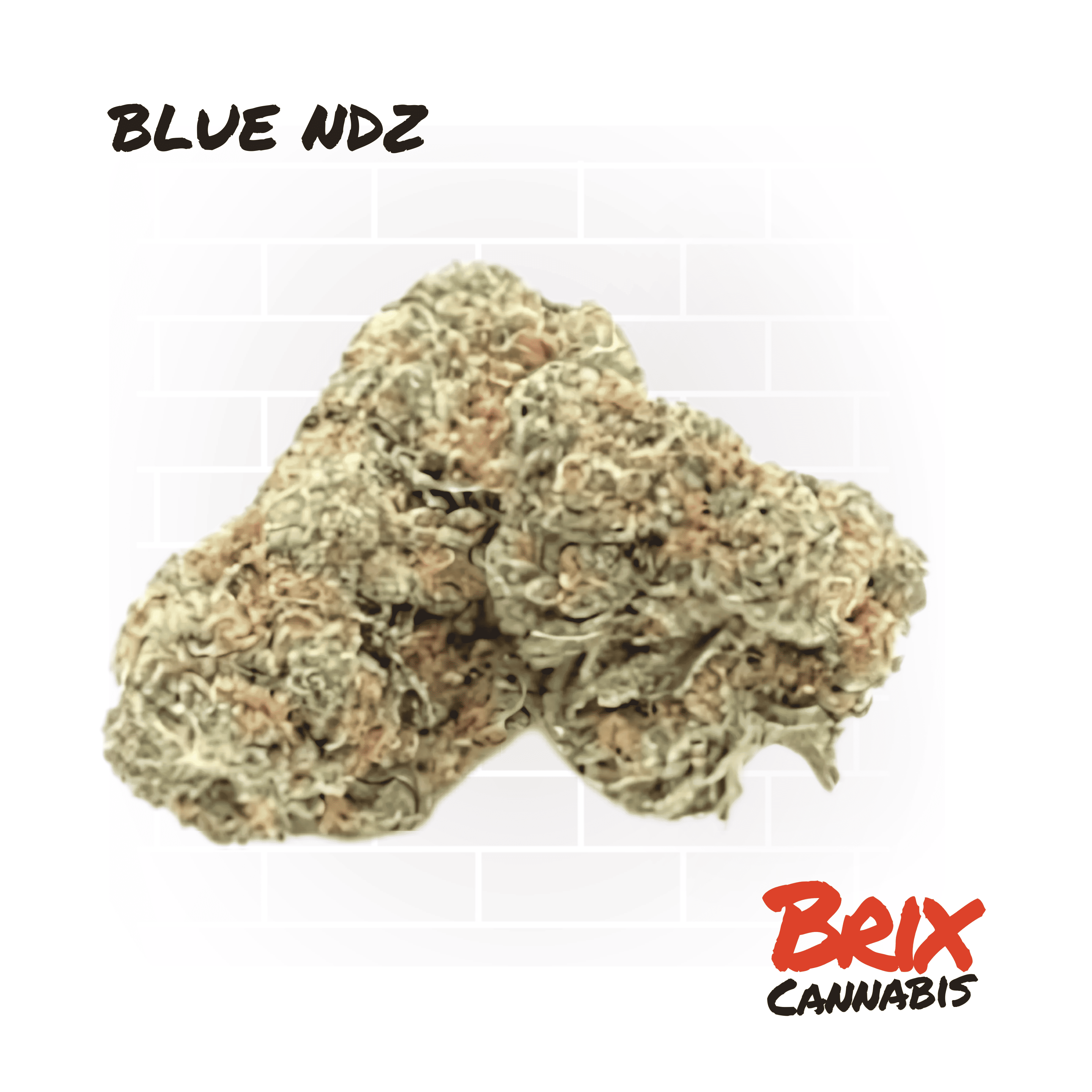 Photograph of product: Brix Oui'd Blue NDZ Flower 23.54% (H) 3.5g - 00142