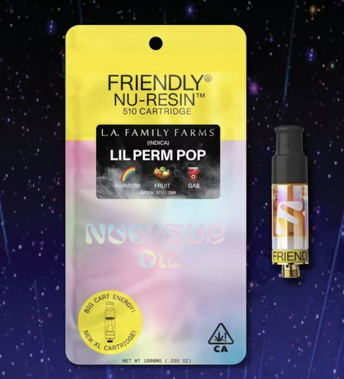 Photograph of product: Cured Resin Cart Lil Perm Pop