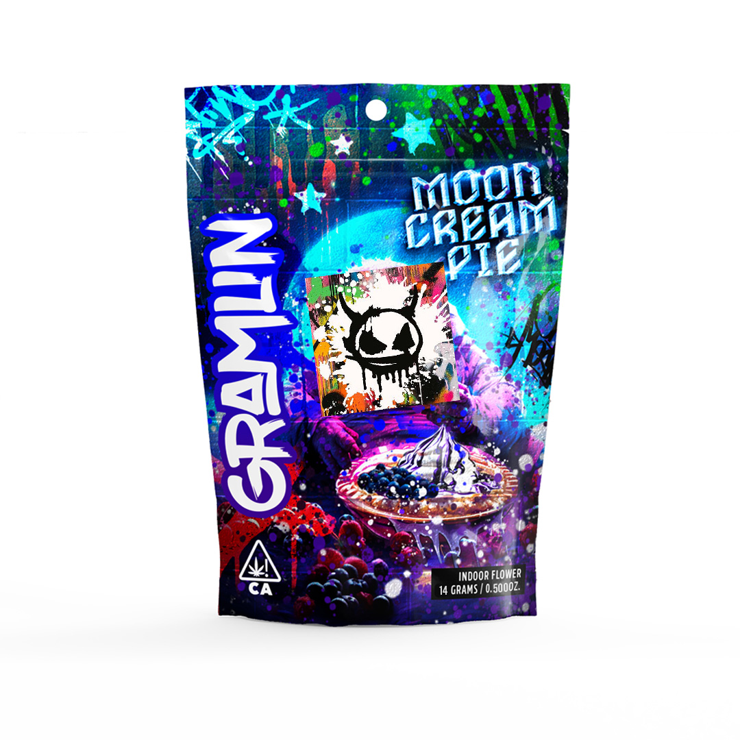 Photograph of product: GRAMLIN FLOWER - MOON CREAM PIE 14G