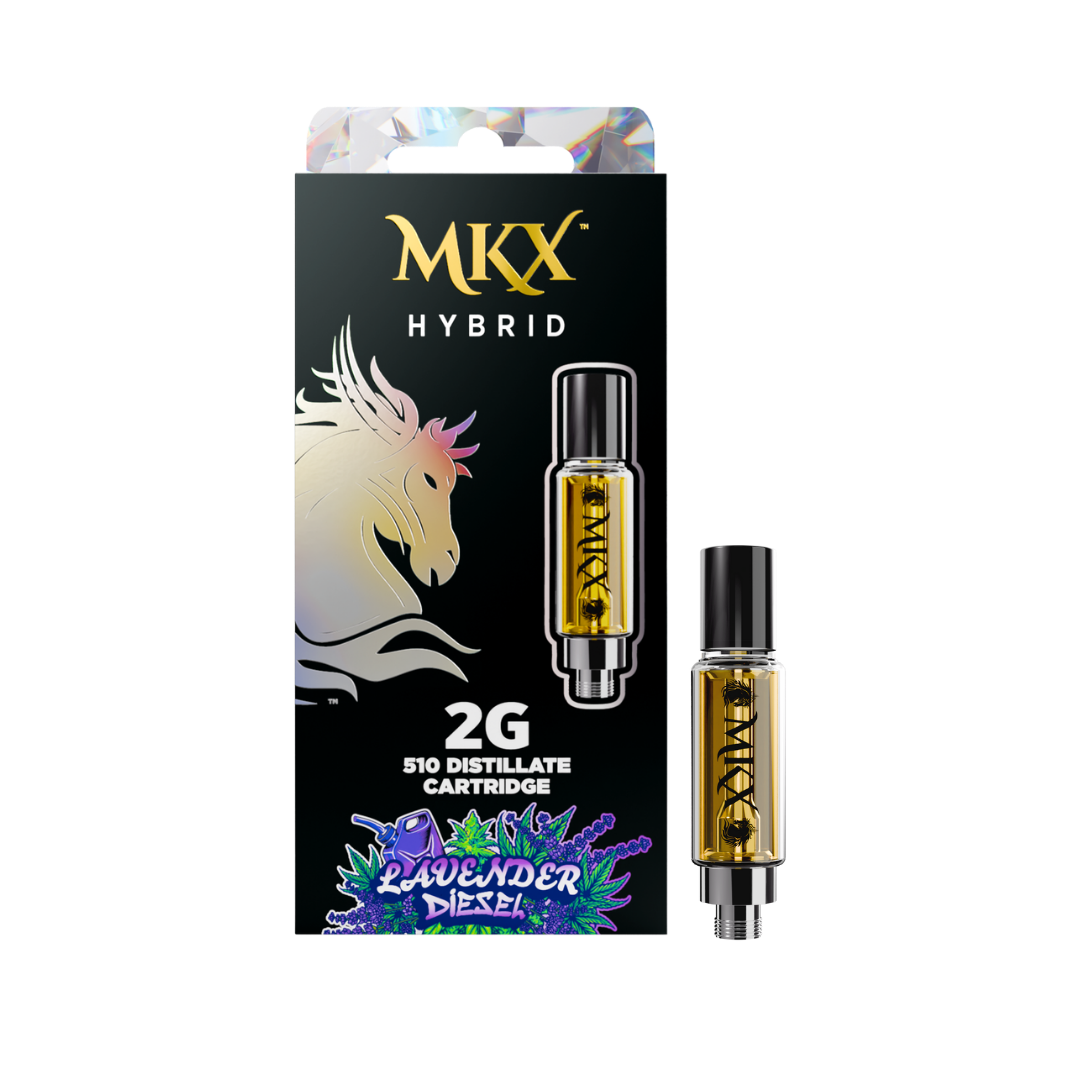 Photograph of product: 2g MKX - Lavender Diesel Cartridge - Hybrid