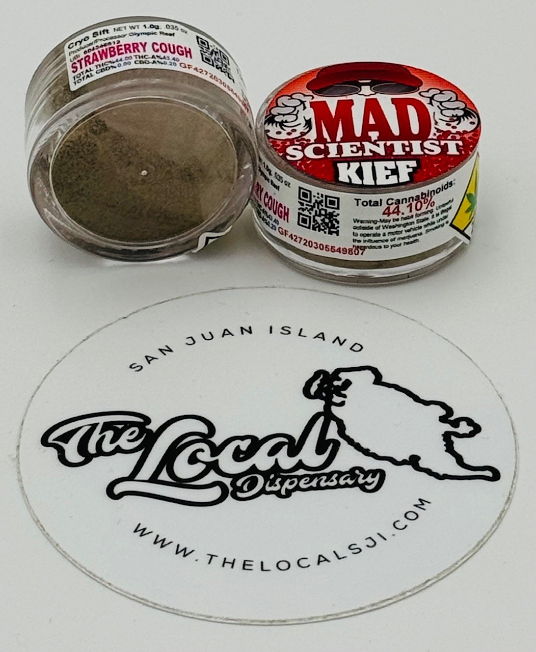 Photograph of product: Strawberry Cough Kief