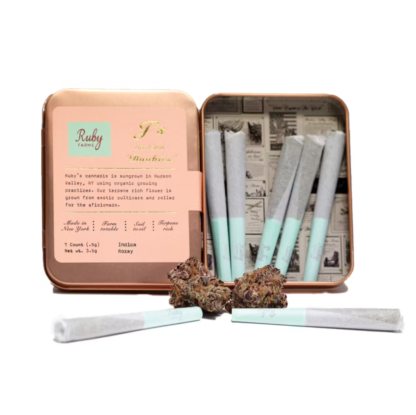 Photograph of product: Doobies | Rozay | Prerolls | 3.5g