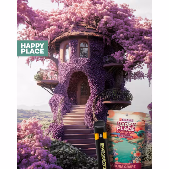Photograph of product: Happy Place | Sakura Grape | All-In-One