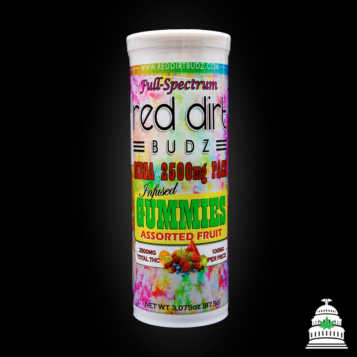 Photograph of Product: Grape - 2500mg Red Dirt Gummies