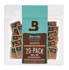 Photograph of product: Humidity Control Packs (20 pack) 58% RH Size 1 - Boveda