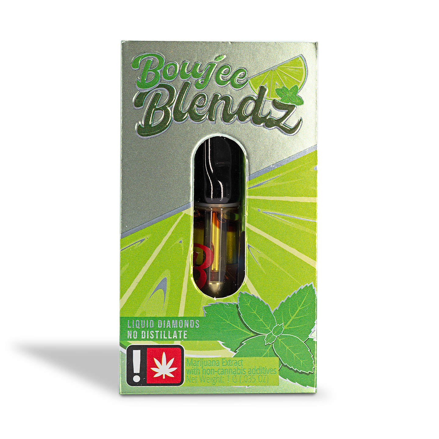 Photograph of product: Boujee Blendz - Mojito Flavored Liquid Diamonds Cart