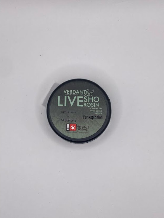 Photograph of product: Verdant Leaf Live SHO Rosin | Funksplosion