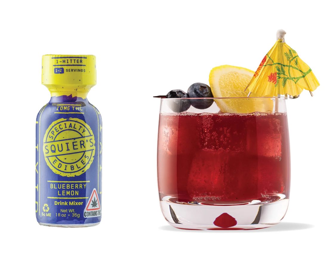 Photograph of product: Squiers 1 Hitter Blueberry Lemon 10mg