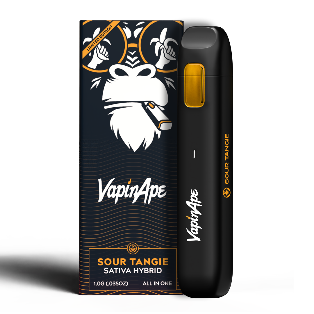 Photograph of product: VAPIN APE | SOUR TANGIE DISPOSABLE VAPE