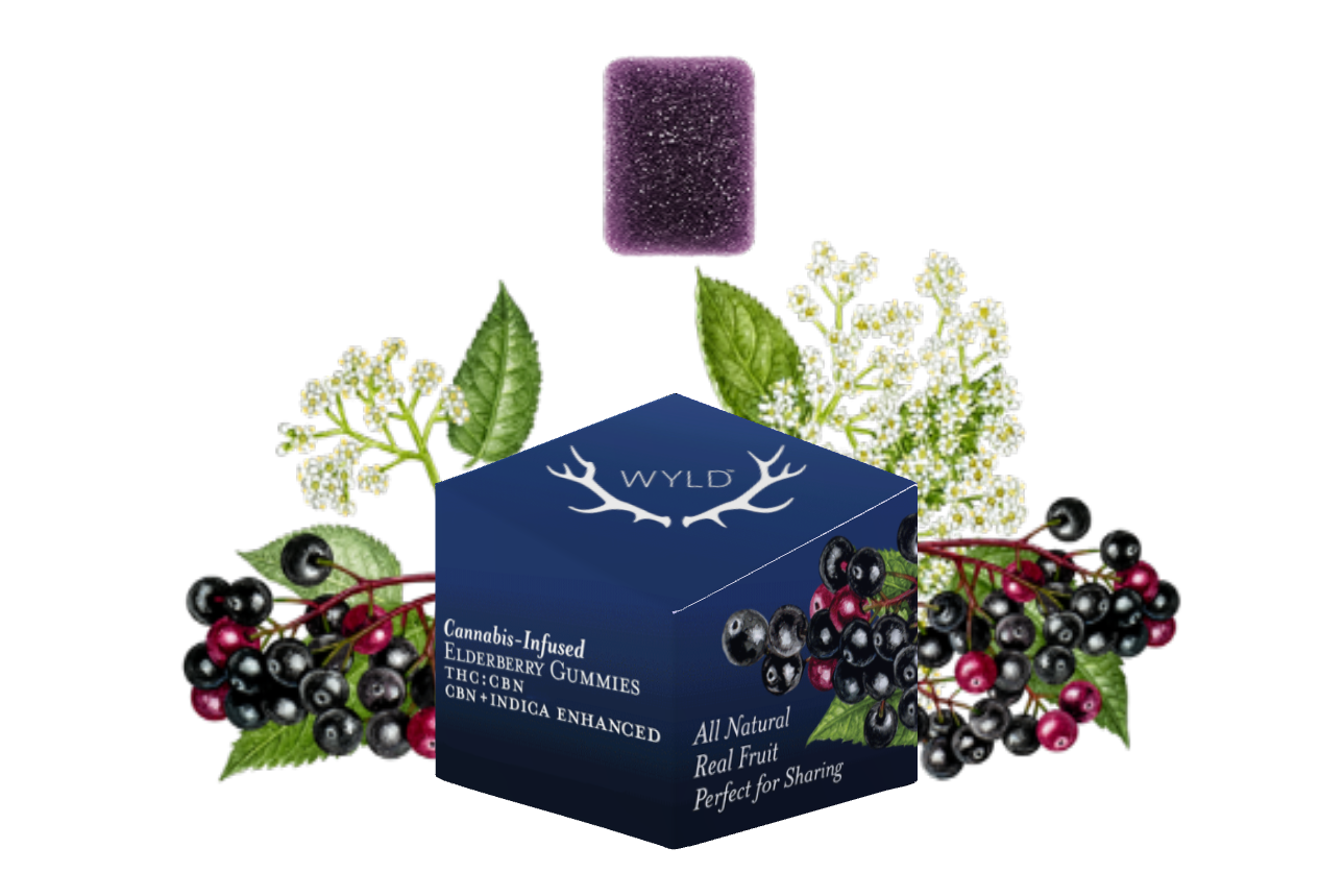 Photograph of product: Gummies | 2:1 TH-oui:CBN Elderberry
