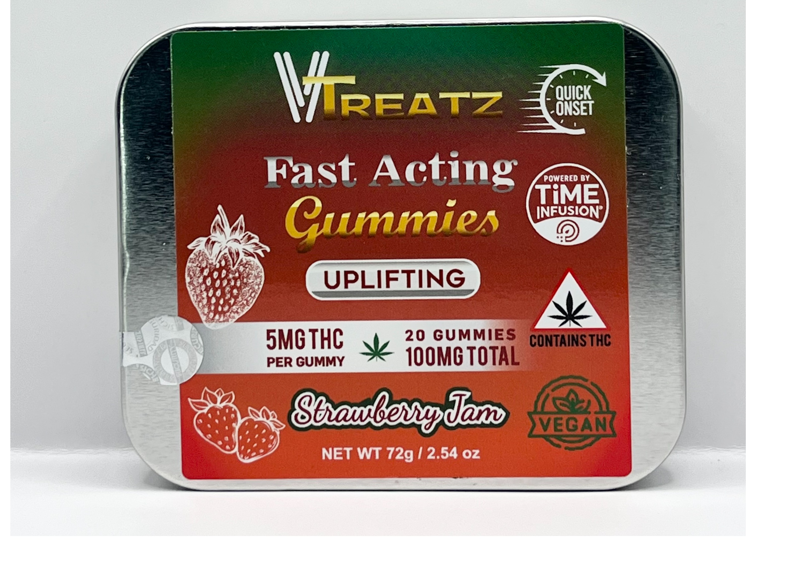 Photograph of product: Strawberry Jam Gummies 100mg