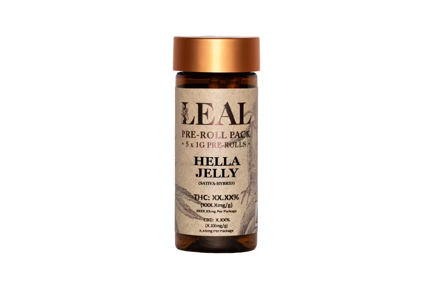 Photograph of product: Hella Jelly 1g Pre-Roll 5pk
