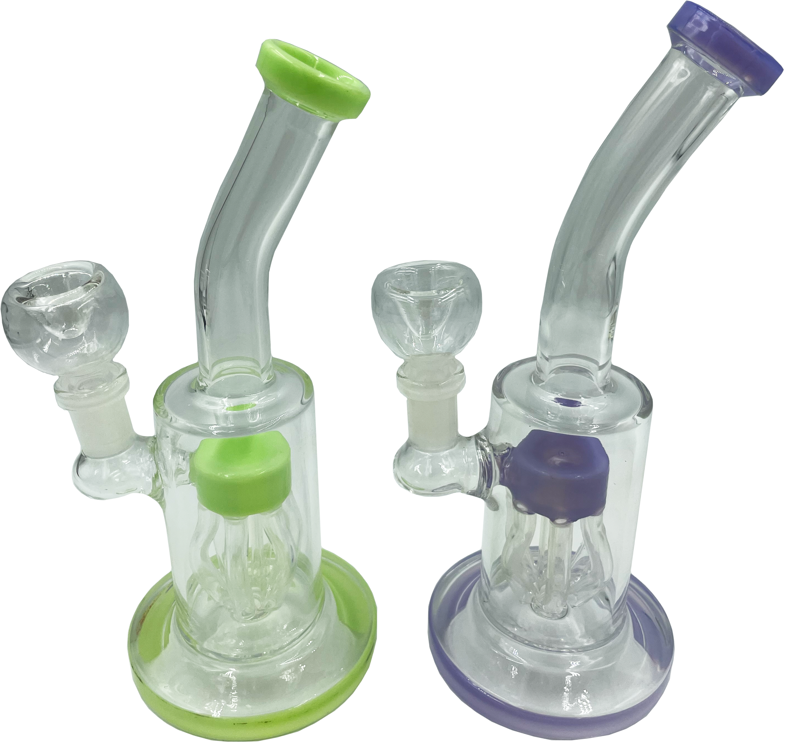 Photograph of product: 8" Slime Bent 6-Arm Tree Perc Hanger/Rig