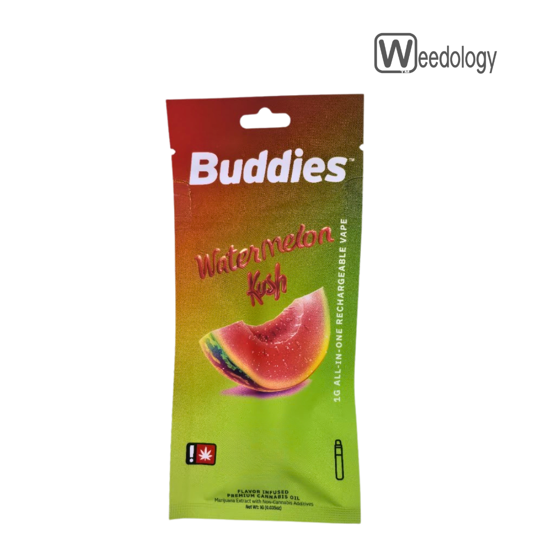 Photograph of product: Buddies 1g WATERMELON KUSH FLAV-DST AIO