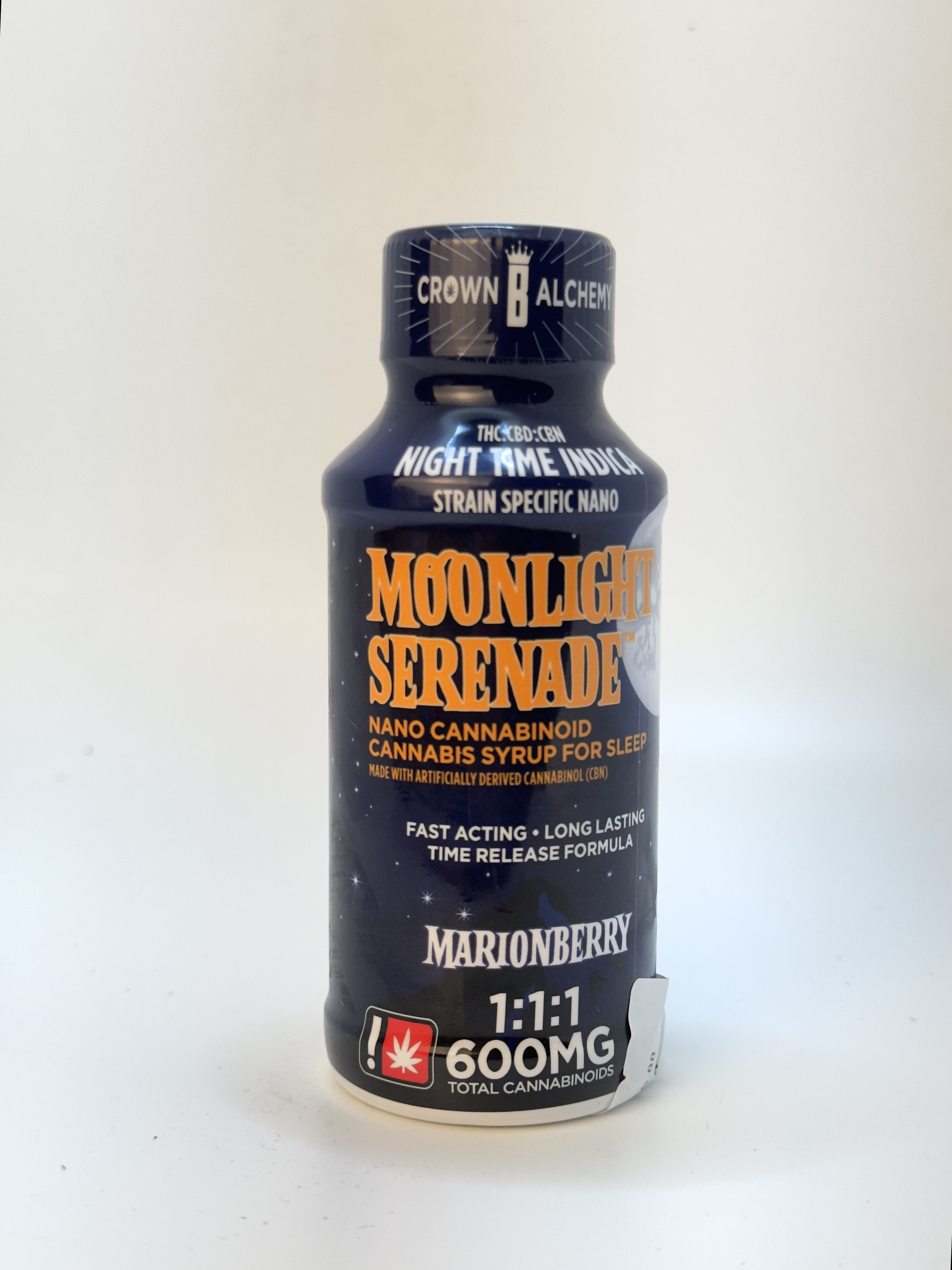 Photograph of product: Cannabull - Moonlight Serenade 1:1:1 600mg Syrup