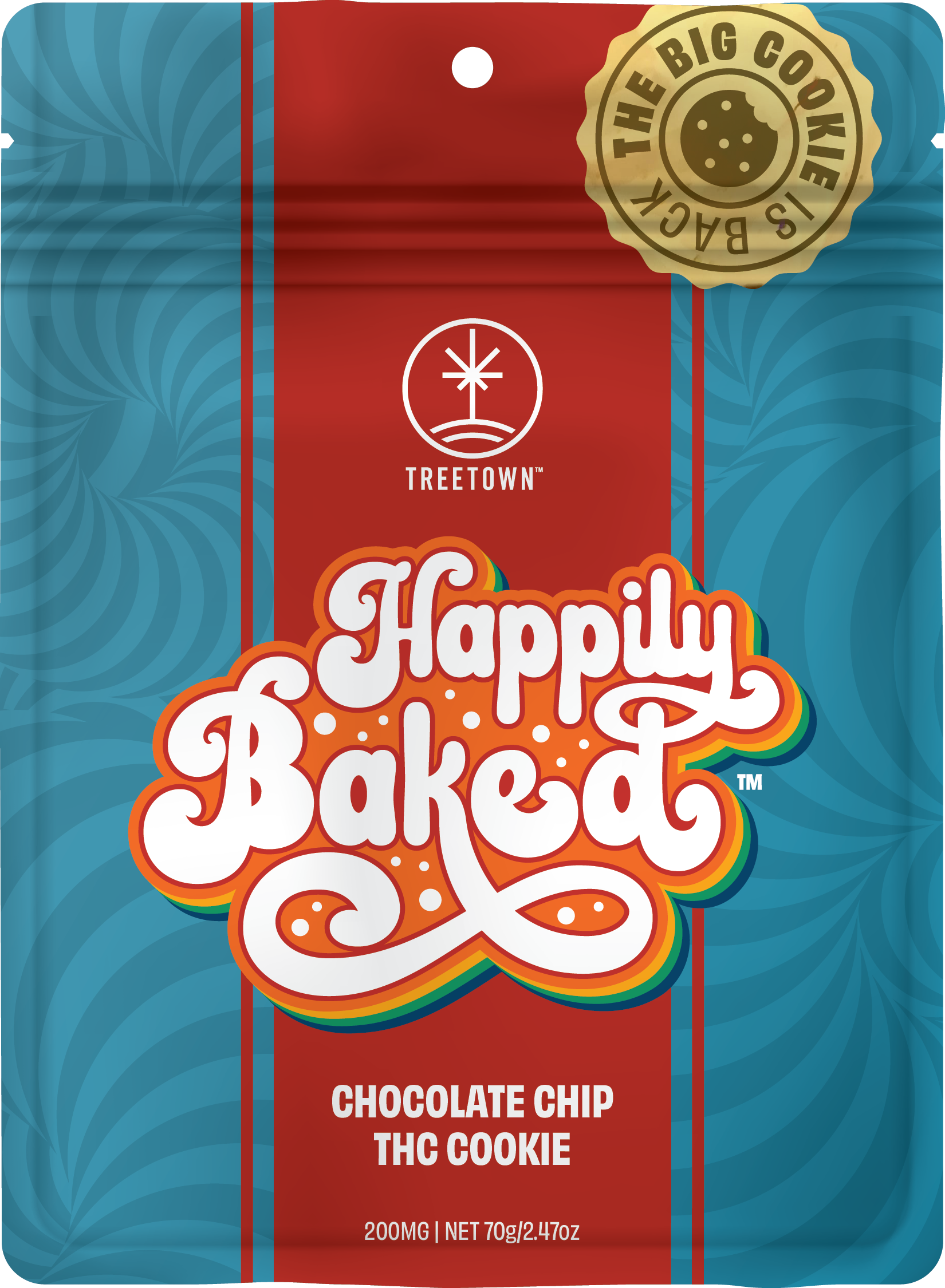 Photograph of product: Big Chocolate Chip Cookie | 200mg x 1pk | TreeTown