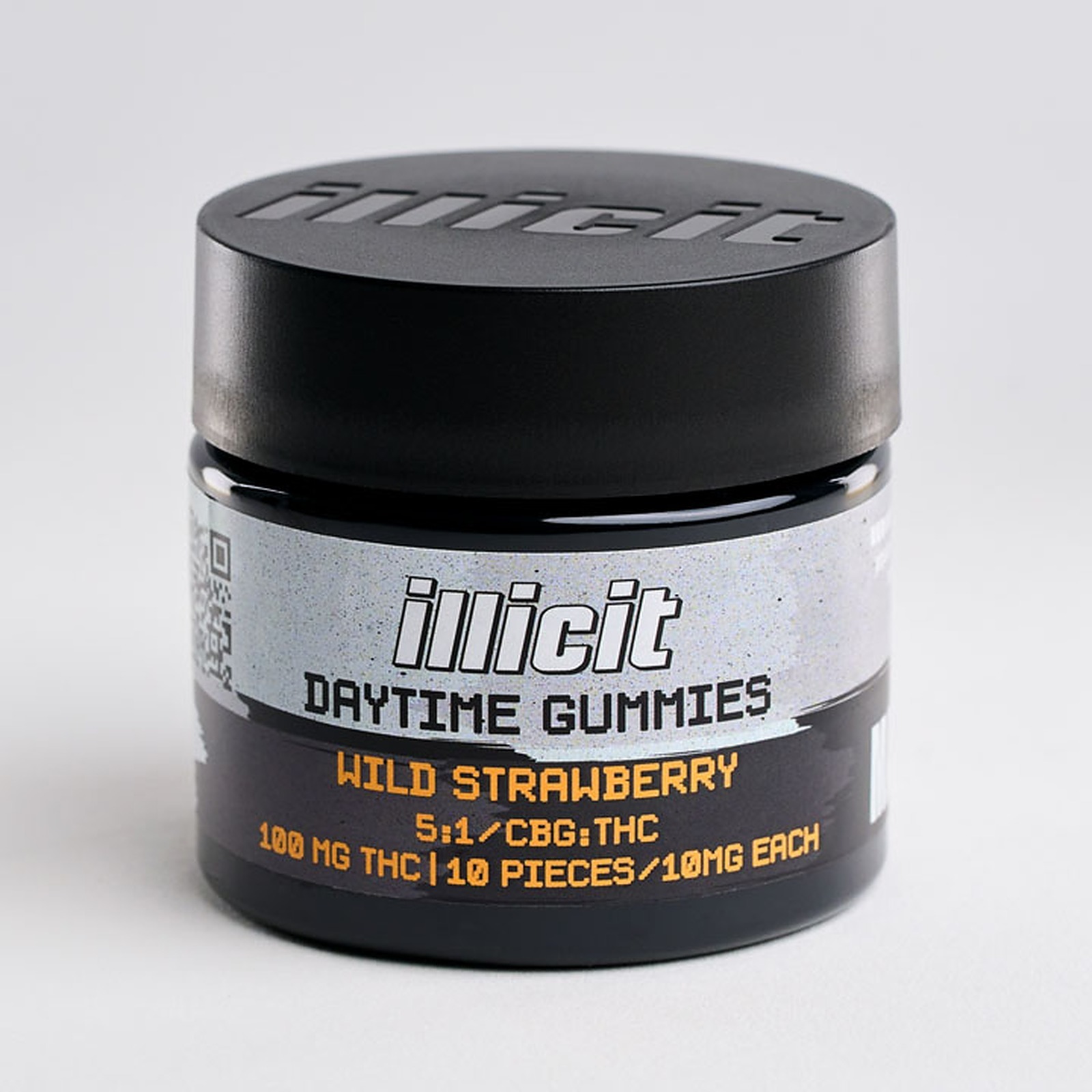 Photograph of product: Illicit | Wild Strawberry | 5:1 CBG:TH-oui | Gummies