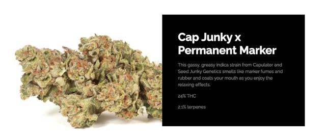 Photograph of product: Cap Junky x permanent Marker - 3.5g
