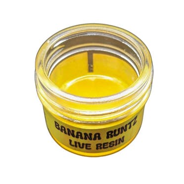Photograph of product: The Limit Live Resin - Banana Runtz
