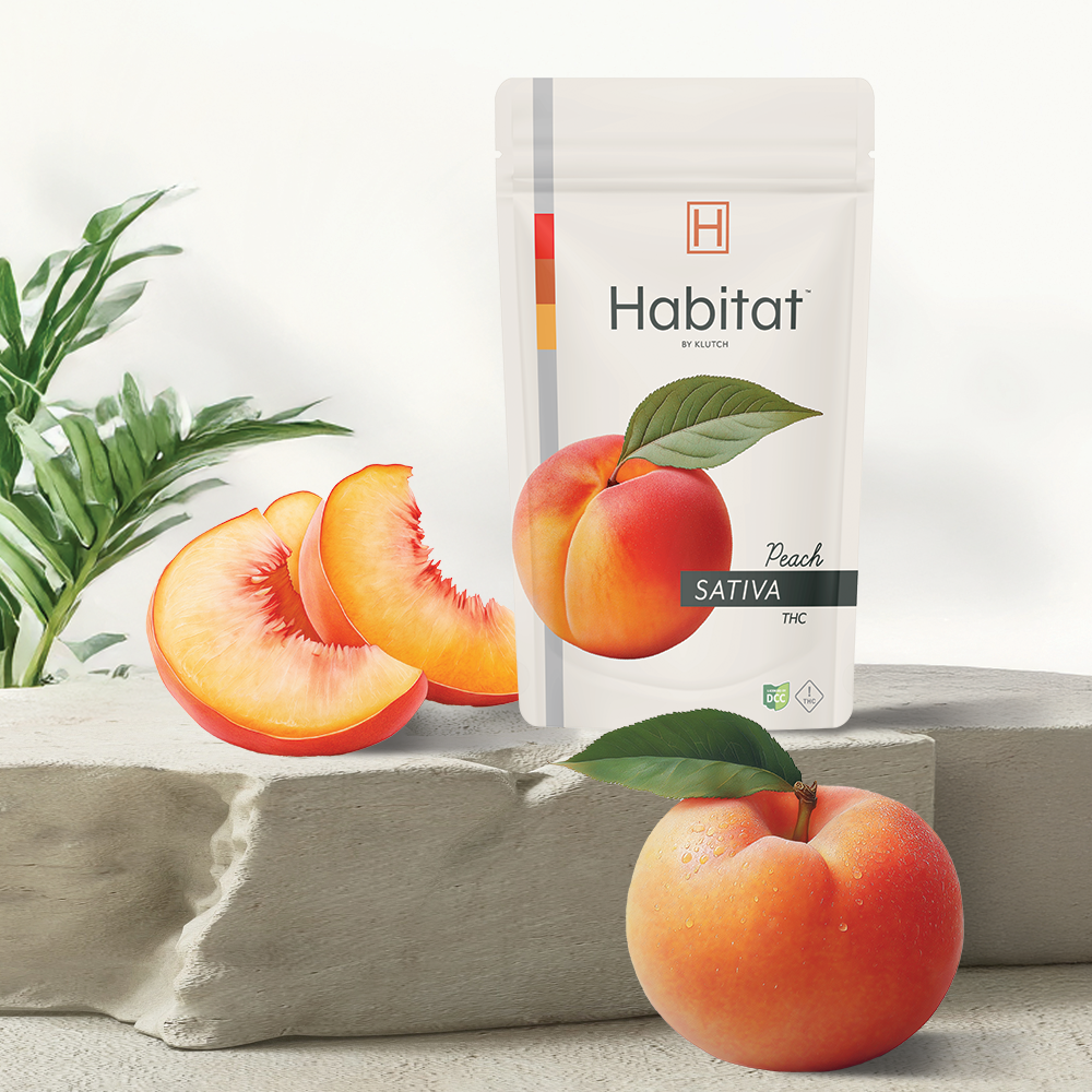 Photograph of product: | Peach Go Pack Oui'd Gummies |