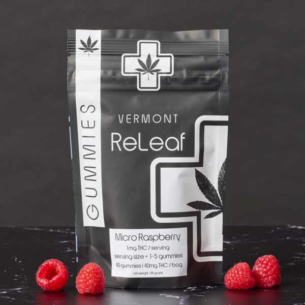 Photograph of product: Vermont ReLeaf | 1mg TH-oui Micro Dose Gummies | Raspberry