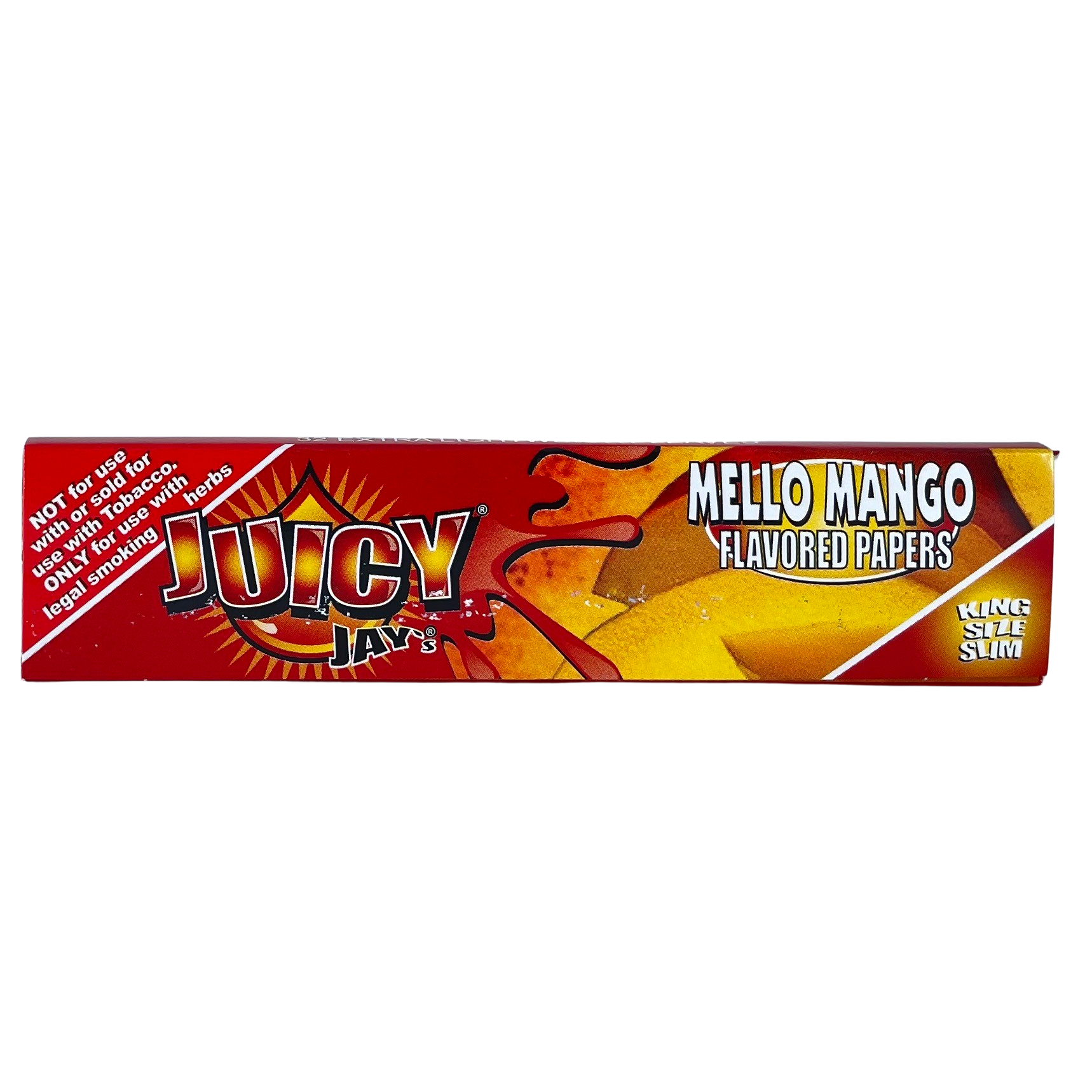 Photograph of product: Juicy Jays Mello Mango Flavored Papers King Size Slim