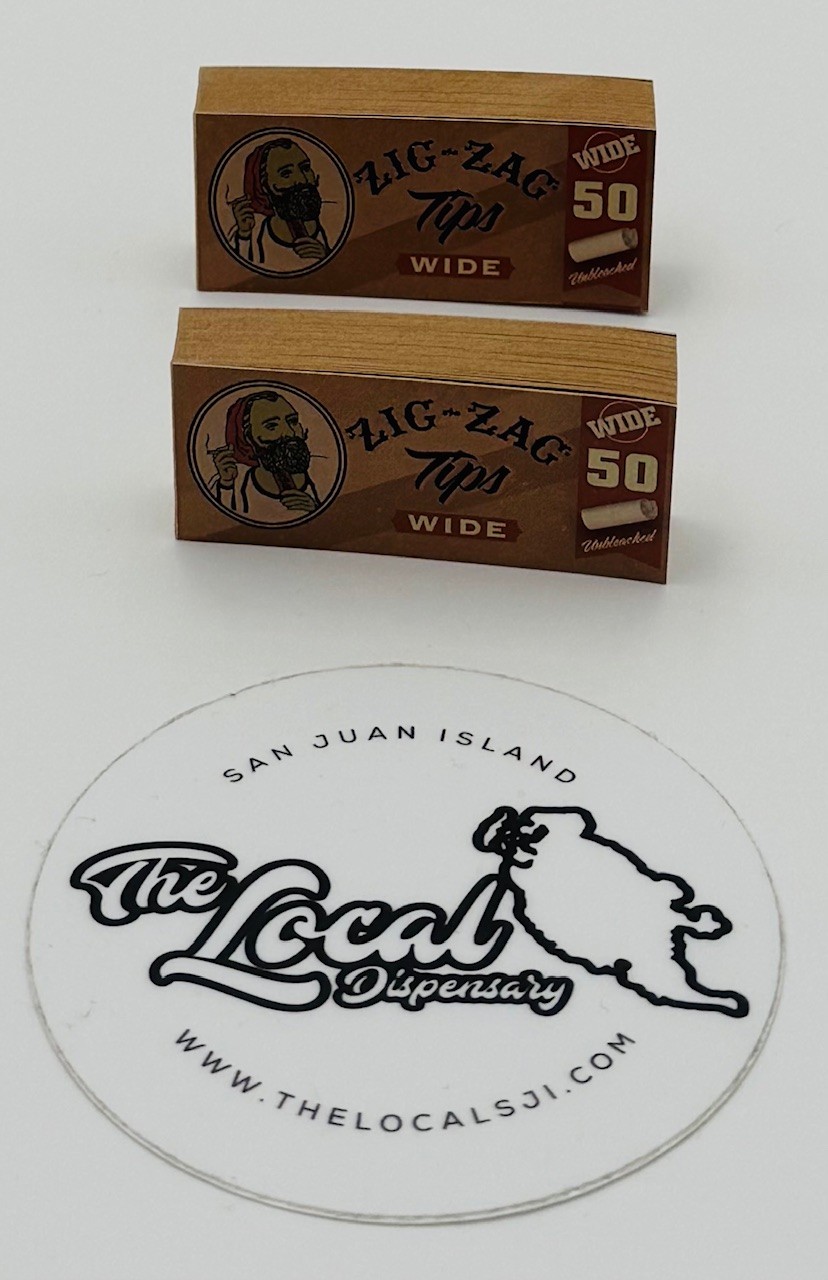 Photograph of product: Zig Zag Wide Tips 50pk