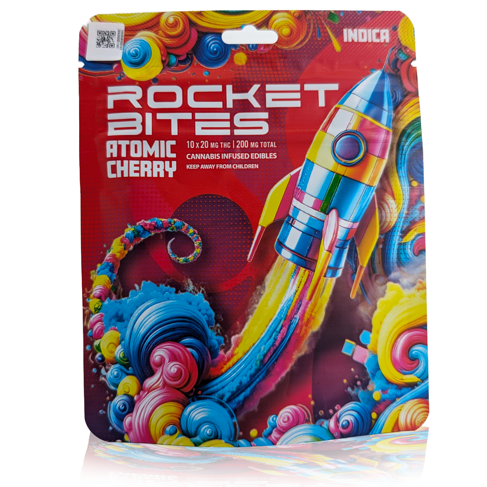 Photograph of product: ATOMIC CHERRY - 200MG (10X20MG) GUMMIES