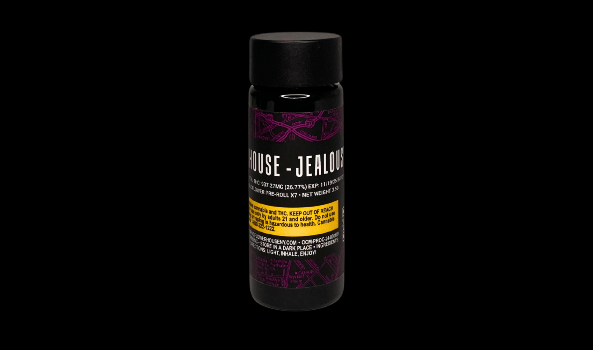 Photograph of product: Flowerhouse | Infused Pre-Rolls | Jealousy 7 Pack