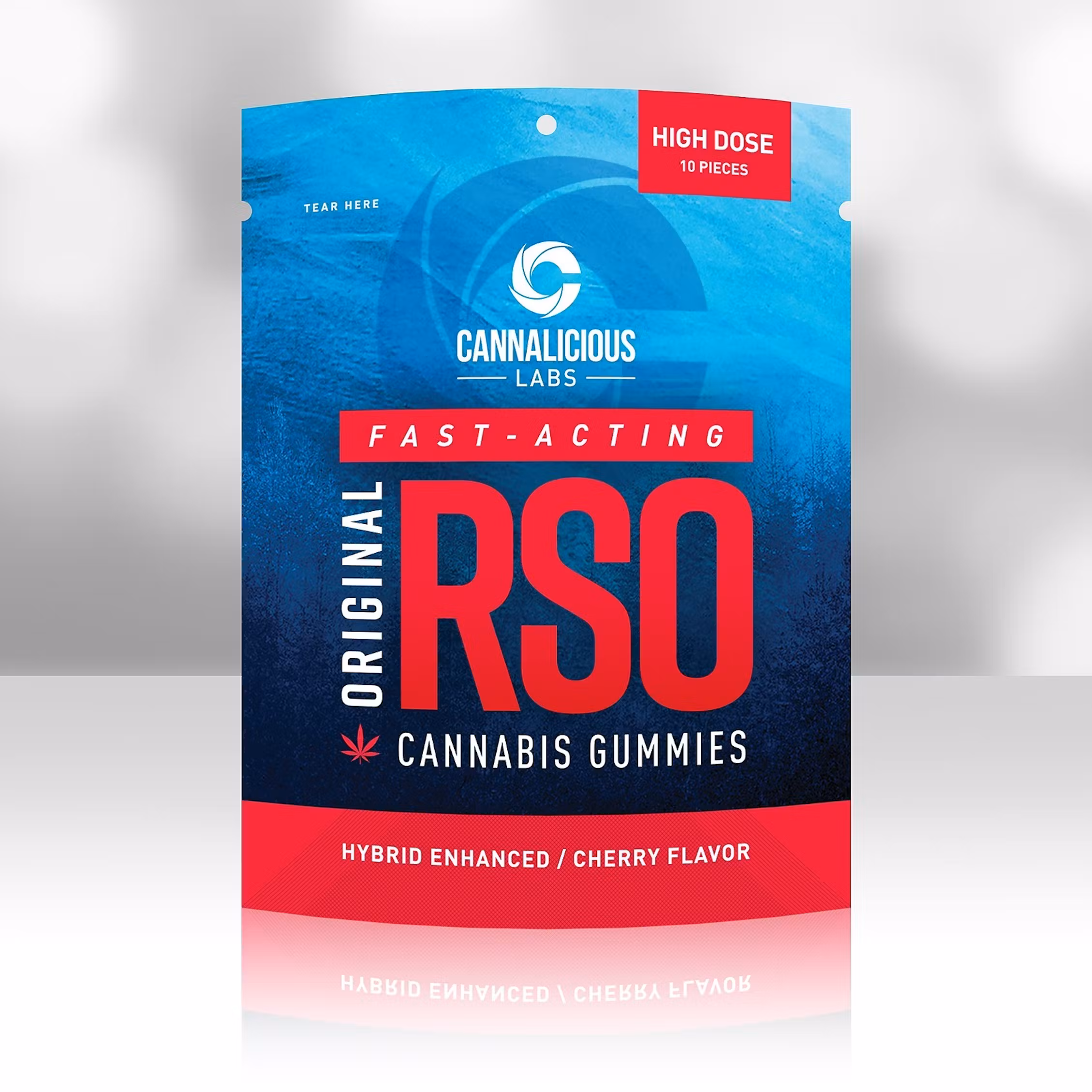 Photograph of product: Cannalicious - 200mg RSO Gummies - Cherry